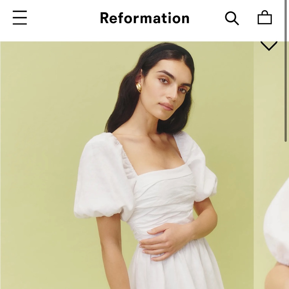 Reformation Zula Linen Dress
